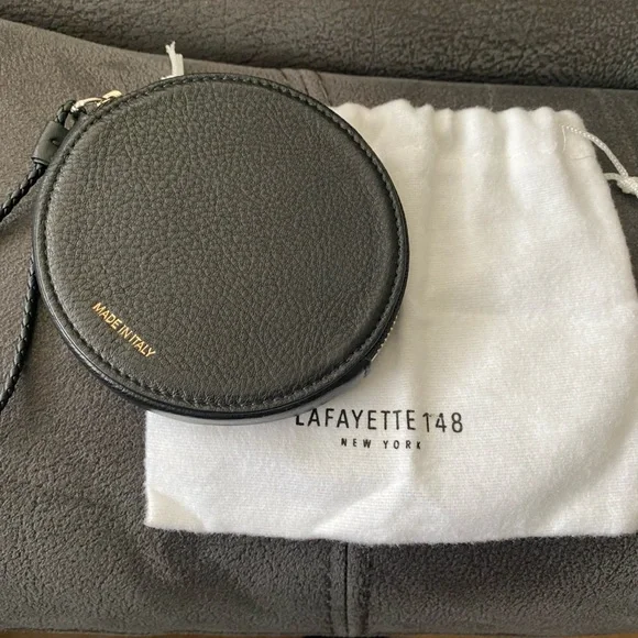 Lafayette 148 New York Leather Wristlet - Picture 4 of 4